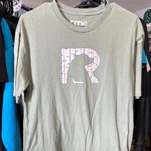 RTIC Aspen Logo Grey Short-Sleeve Tee Tshirt SZ Large